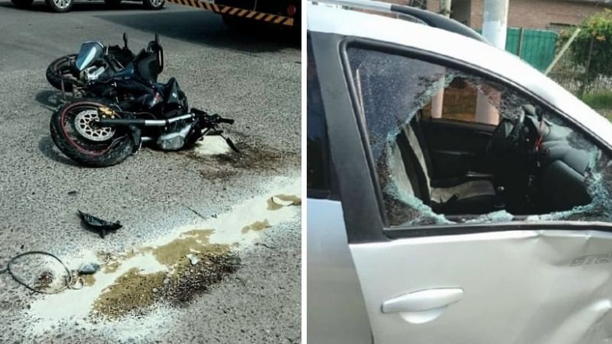 Motociclista Result Herido Tras Impactar Contra Un Auto