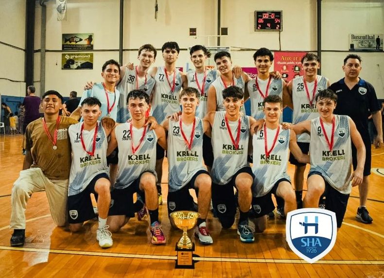 La categoría Sub 19 masculina de Sociedad Hebraica festejó el título de Nivel 3.