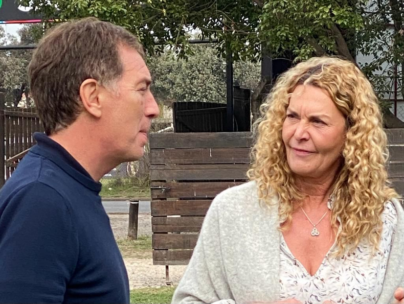 Anal&iacute;a Leguizam&oacute;n tiene una antigua relaci&oacute;n de amistad con Diego Santilli.