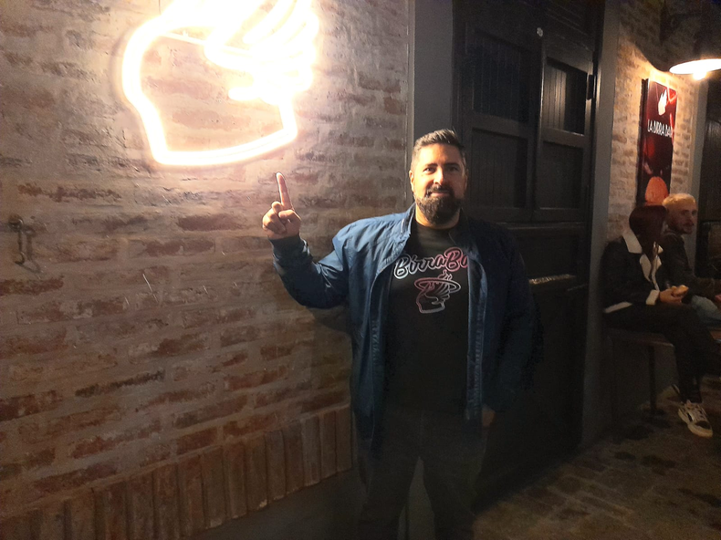 CREADOR. "Pilar nos eligi&oacute; a nosotros", dice Daniel Cocchia, alma mater de La Birra Bar.&nbsp;