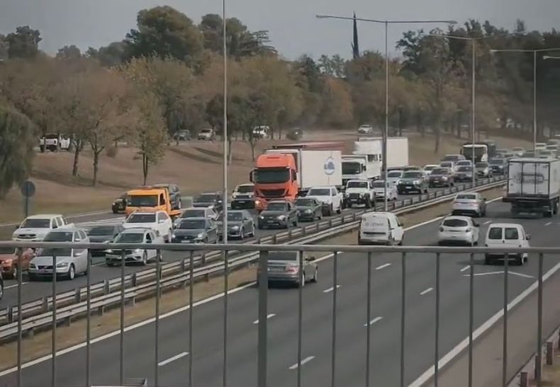 El tránsito en Panamericana colapsó por tres horas. 