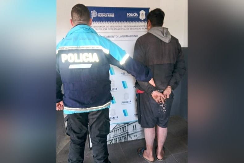 "El Lelo". El delincuente de 40 a&ntilde;os fue detenido en su domicilio de Luis Lagomarsino.&nbsp;