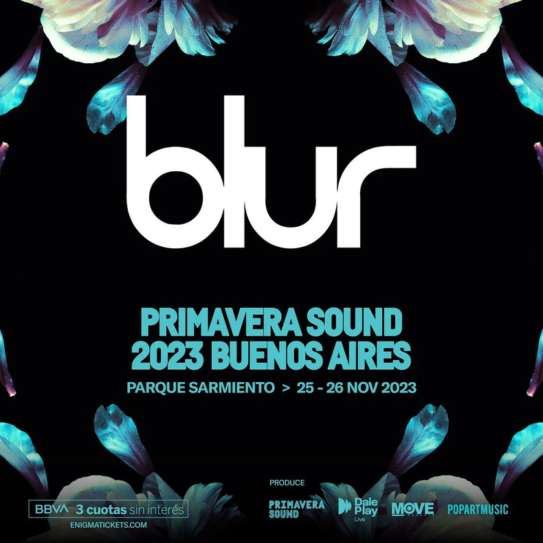 Blur, liderada por Damon Albarn, se presentará en el país por cuarta vez después de sus visitas en 1999, 2013 y 2015.