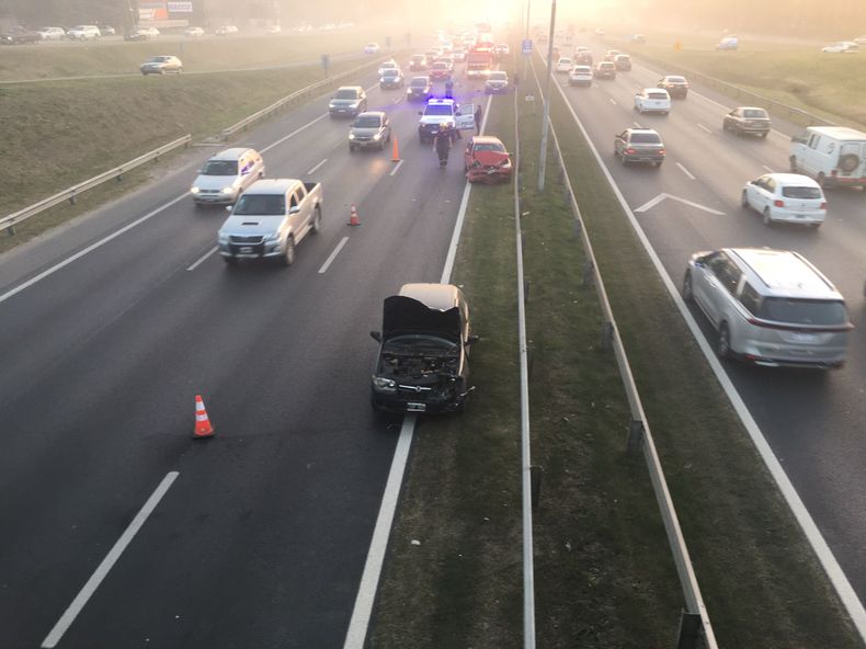Choque m&uacute;ltiple y demoras en Panamericana.