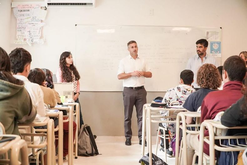 Las nuevas aulas en la Secundaria 33 de Los Cachorros.