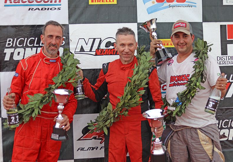 TC1600. Fabricius fue 3º y comparte el podio junto a Petracca y Rodríguez.