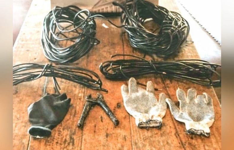 Los detenidos por el robo de cables son dos hermanos oriundos de Del Viso. 