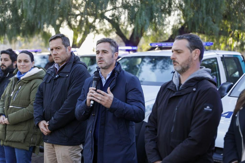Federico Ach&aacute;val explic&oacute; a los vecinos la pol&iacute;tica de seguridad del municipio.&nbsp;&nbsp;