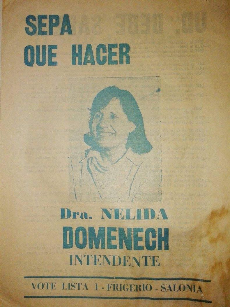 Afiche de campa&ntilde;a del MID en Pilar.