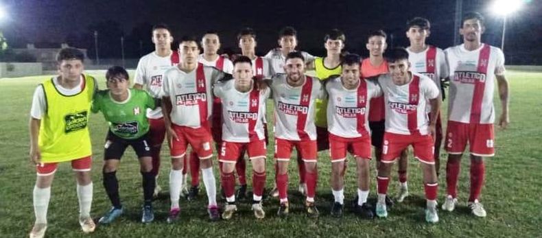 La Primera de Atl&eacute;tico Pilar que cerr&oacute; el Apertura con una goleada en la Ciudad Deportiva. &nbsp;