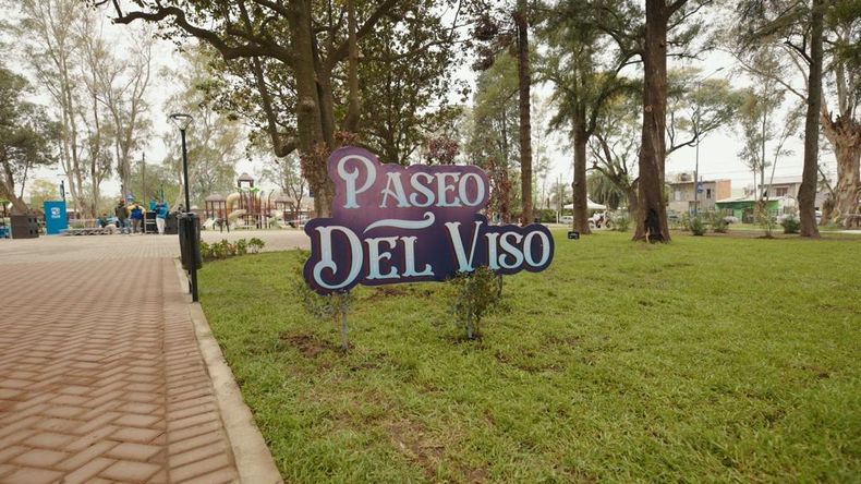 Paseo del Viso, inaugurado meses atr&aacute;s.