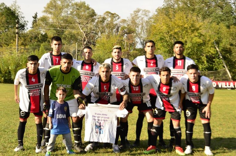 FORMACI&Oacute;N. La Primera de Villa Rosa que como local empat&oacute; 1-1 ante Somra.