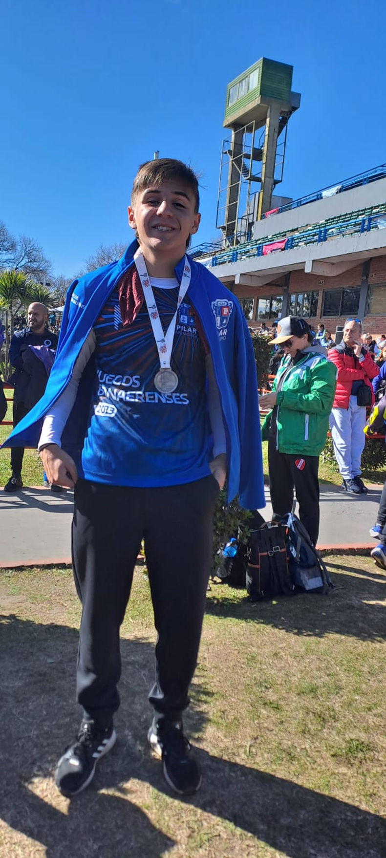 Tomas Cerulli se adjudic&oacute; la medalla de plata en el Lanzamiento de Bala de la categor&iacute;a Sub 14.&nbsp;
