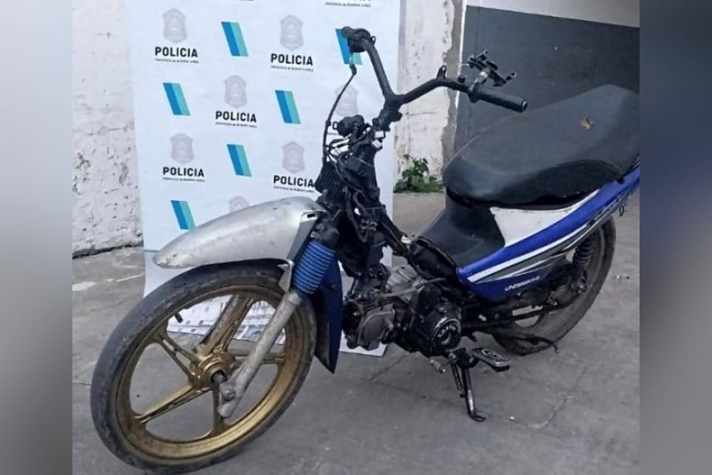 El conductor de la moto adulterada tiene 21 años y es de San Alejo 