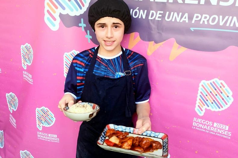 M&aacute;ximo Macchia, medalla de plata Sub 15 en Plato Principal.