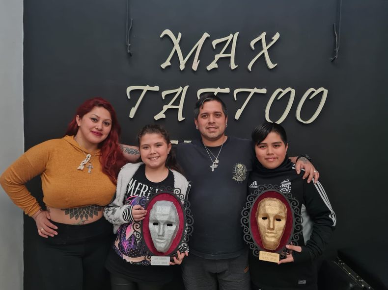 El tatuador pudo mostrar su arte en Uruguay.