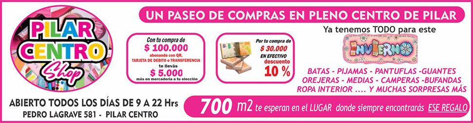 Pilar Centro Bazar Abril 2026 - 970 px