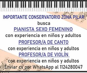 Busqueda de personal - musica - abril 2026