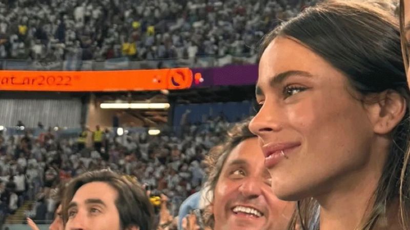 Tini Stoessel alentó a Rodrigo De Paul y celebró la clasificación de Argentina