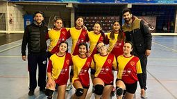 Las Sub 18 del Verbo luchó por llegar a Mar del plata.&nbsp;