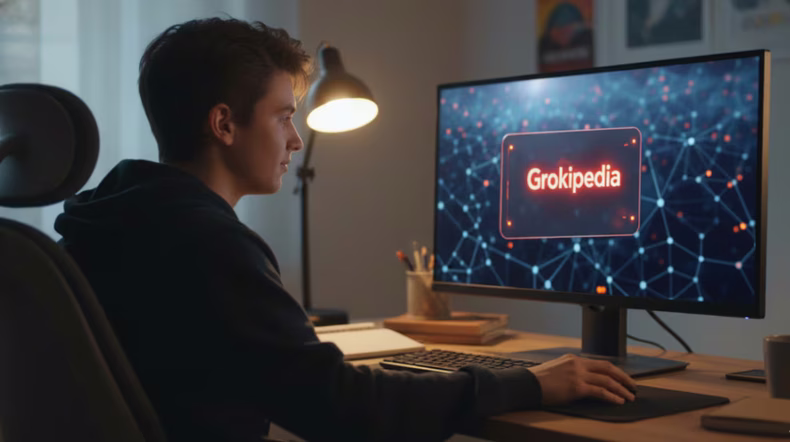 Comenzó a funcionar Grokipedia, la enciclopedia con IA de Elon Musk. (GeminiAI).