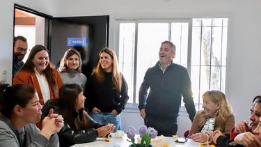 SONRISAS. Federico Achával y Soledad Peralta, esta martes, en El Rocío.&nbsp;
