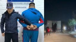 El detenido es un hombre de 43 años, sorprendido por policías que llegaron en camión (der.). El detenido es un hombre de 43 años, sorprendido por policías que llegaron en camión (der.).
