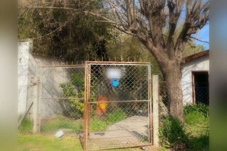 La casa donde se produjo el robo por parte de los dos sujetos ahora detenidos.&nbsp;