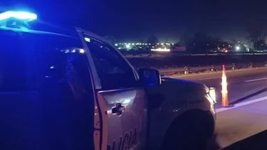 Las piedras en Panamericana a la altura de Campana, un delito frecuente.
