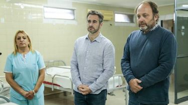 Galimberti junto a Achával, al inicio de la pandemia..