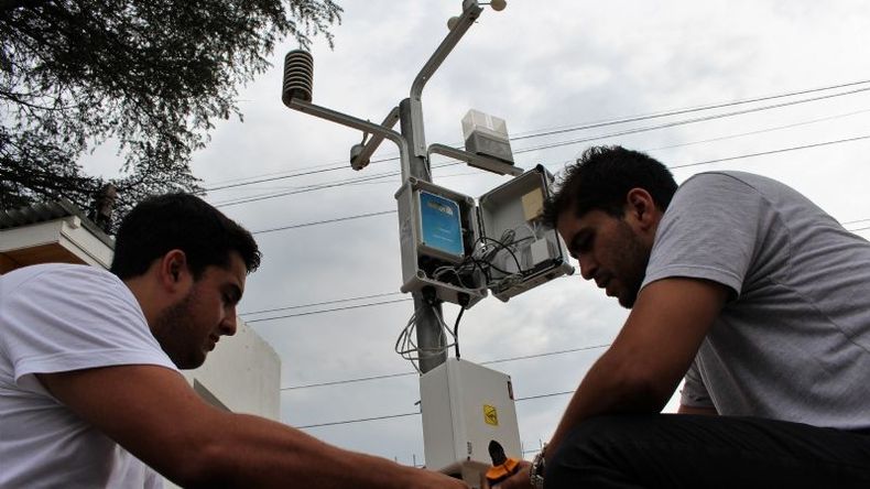 CONTROL. La nueva estación funciona conectada al COM..