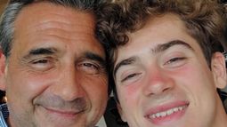 Fernando Burgos y Franco Colapinto, durante la estadía del piloto en la Argentina el verano pasado. Fernando Burgos y Franco Colapinto, durante la estadía del piloto en la Argentina el verano pasado.