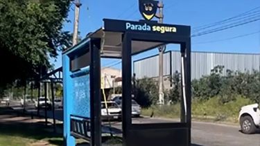 La parada en la que ocurrió el asalto.