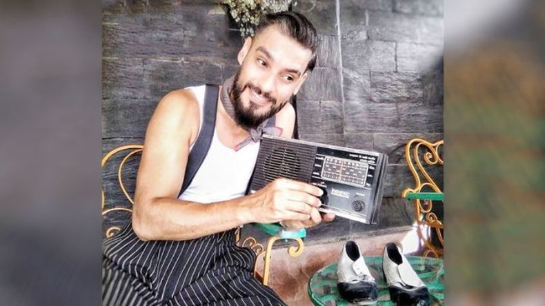 PATITAS. N&eacute;stor Azor&iacute;n tiene varias participaciones en el Mundial de Tango.