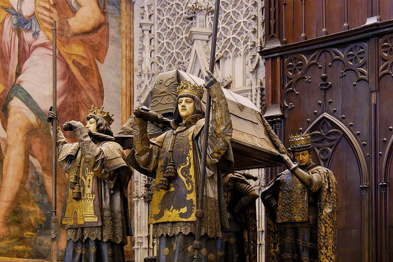 Los huesos enterrados en Sevilla son de Cristóbal Colón. (La Vanguardia)..png
