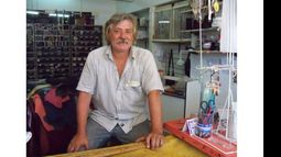 Juan Basabez, el primer presidente del Rotary de Alberti..