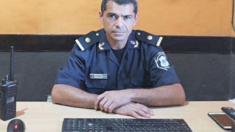 El subcomisario Gabriel Chamorro fue designado al frente de la Comisaría de Manuel Alberti. .