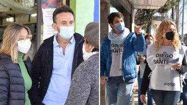 A LA CALLE. La dupla Neuspiller-Cáceres y Leguizamón ya compiten en el territorio..