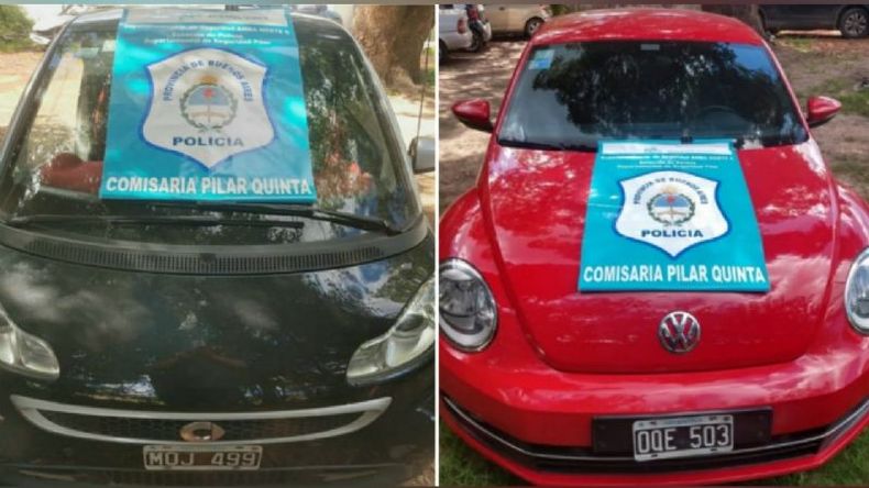 Los vehículos fueron secuestrados y sus conductores, detenidos. .
