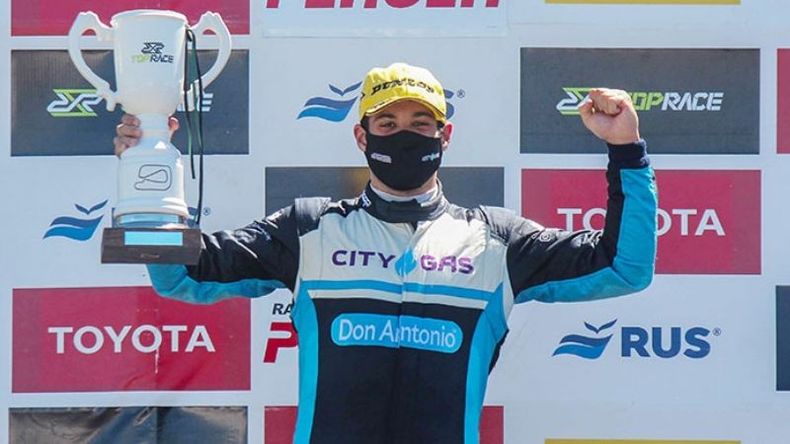Diego Azar disfruta de su quinto éxito en el TRV6. (Foto: Damián Barischpolski). .