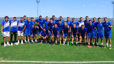 Deportivo Metalúrgico cerró su preparación en el predio de Ezeiza de Boca Juniors.