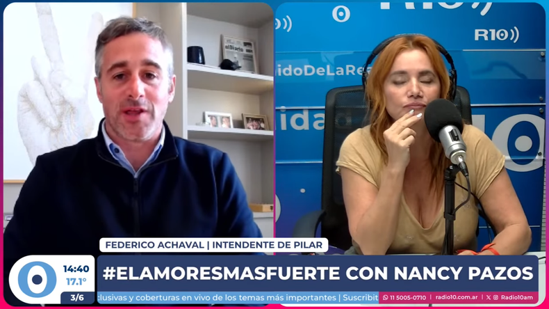 En su entrevista con Nancy Pazos, Federico Ach&aacute;val volvi&oacute; a manifestarse por la unidad del peronismo.