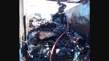 incendio en la planta de fv