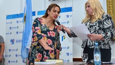 HOY UN JURAMENTO. Zakhem, presidenta de la UCR, asumió el lunes. .