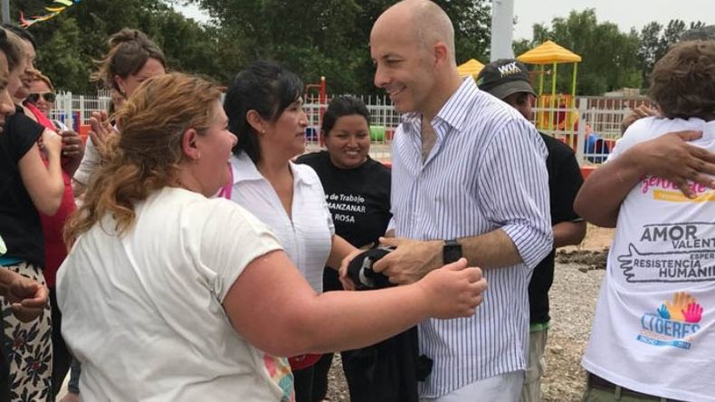 MÁS CHICO. Ducoté defendió la división de localidades que propone al Concejo..