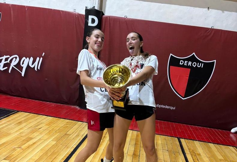 Las hermanas Lerche fueron campeonas hace un año con Derqui en la AFMB.