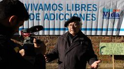 Comprometido. El activista por los Derechos Humanos, Adolfo Pérez Esquivel es uno de los personajes que apoya la campaña de Red por la Vida. .