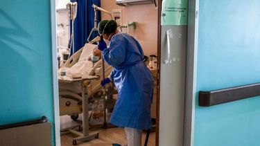 EL DATO. 39,1% es la ocupación de camas críticas en el AMBA. .