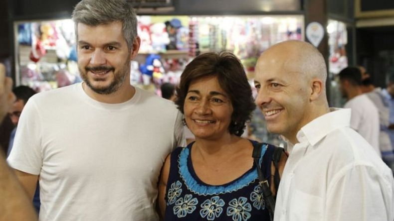 VISITAS. Ducoté salió a las calles del centro de la ciudad. .