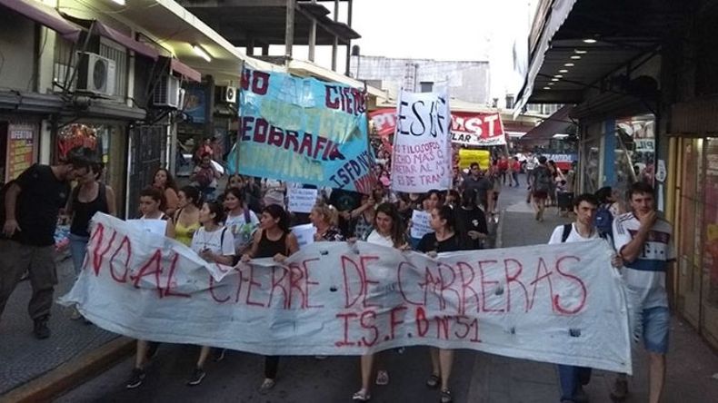 VUELVE LA PROTESTA. Alumnos las anuncian para la semana próxima..
